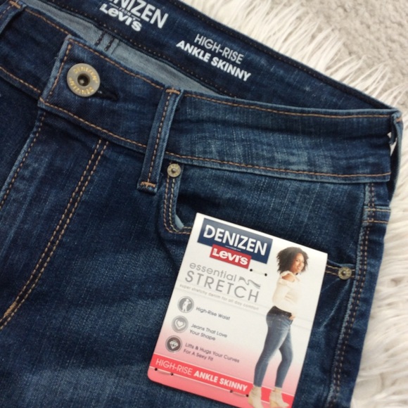 NWT Denzien Levi’s High Rise Ankle Skinny Jeans - Picture 4 of 6